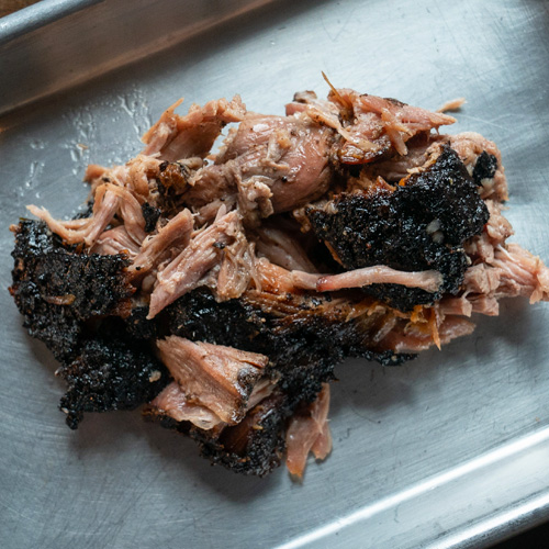 Smoked Jerk. Pork Shoulder