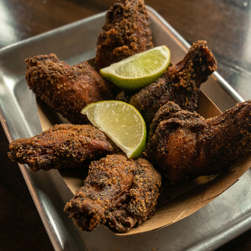 Jerk. Wings